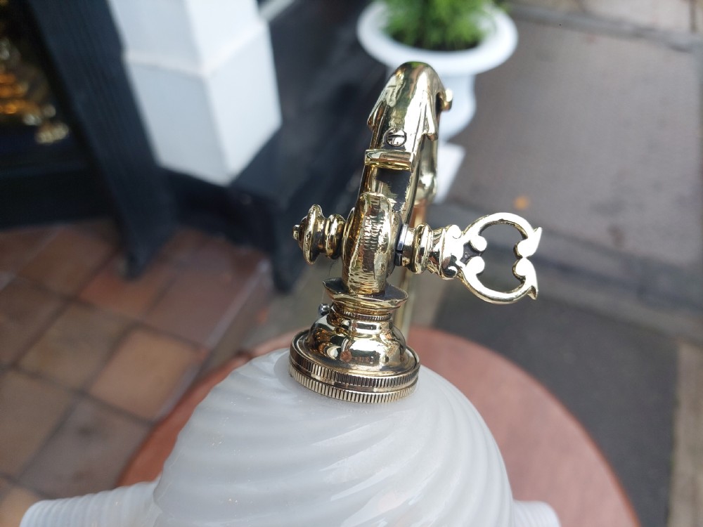 Early 20thC Brass Desk Lamp View III