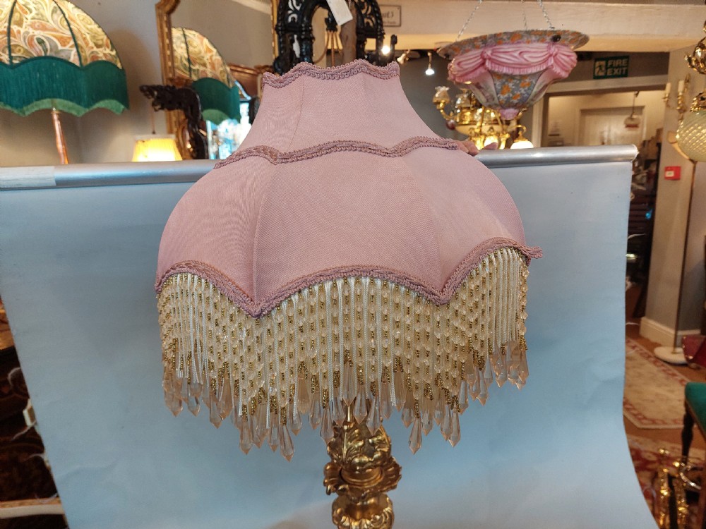 Early 20thC Ormolu and Marble Table Lamp View II