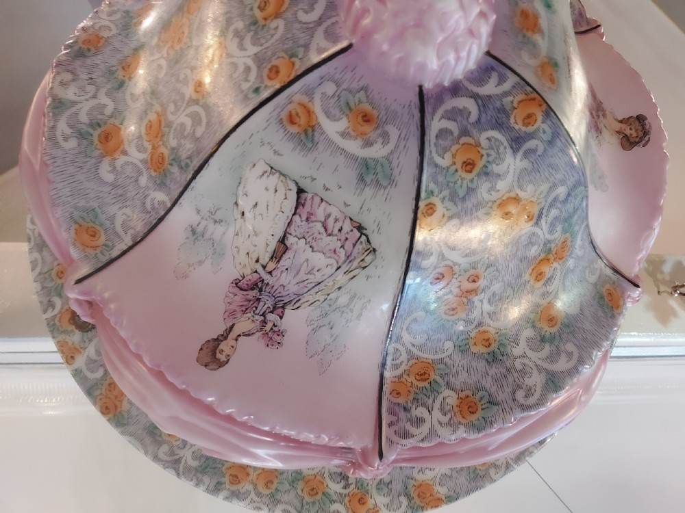 Edwardian Glass Ceiling Lightshade, View IV
