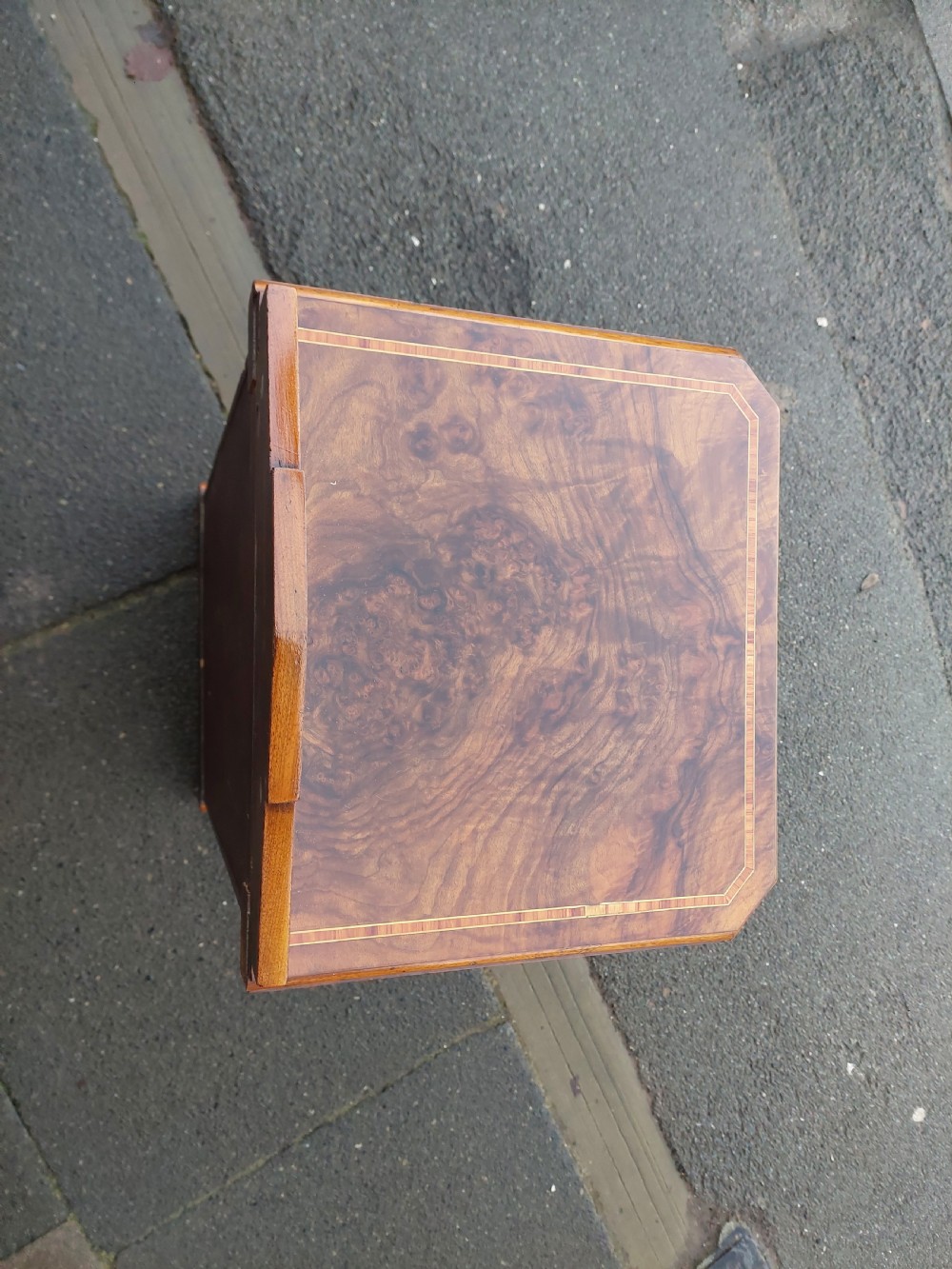 Victorian Walnut Bedside Cabinet View II