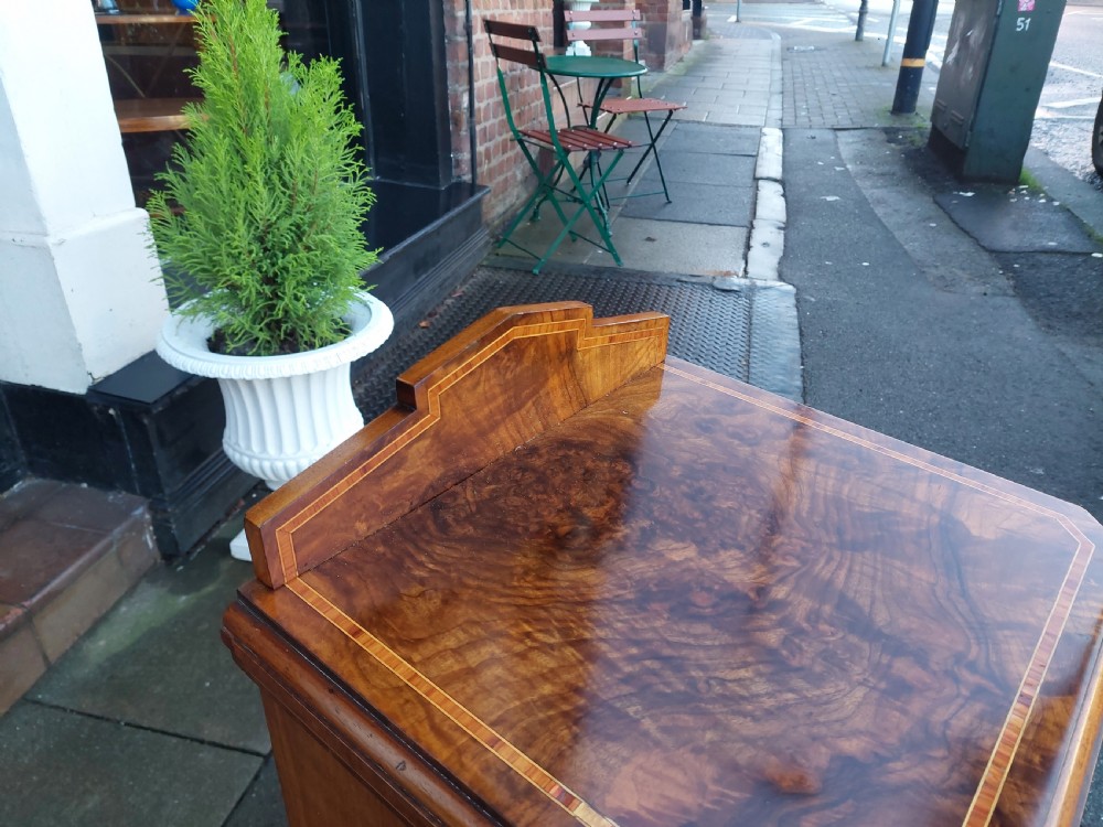 Victorian Walnut Bedside Cabinet View V