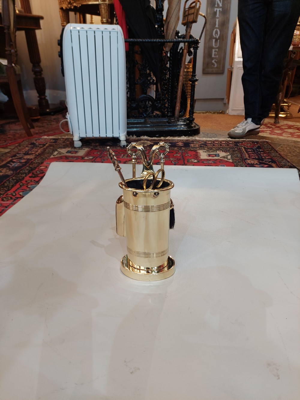 Early 20thC Brass  Fireside Companion Set View VI