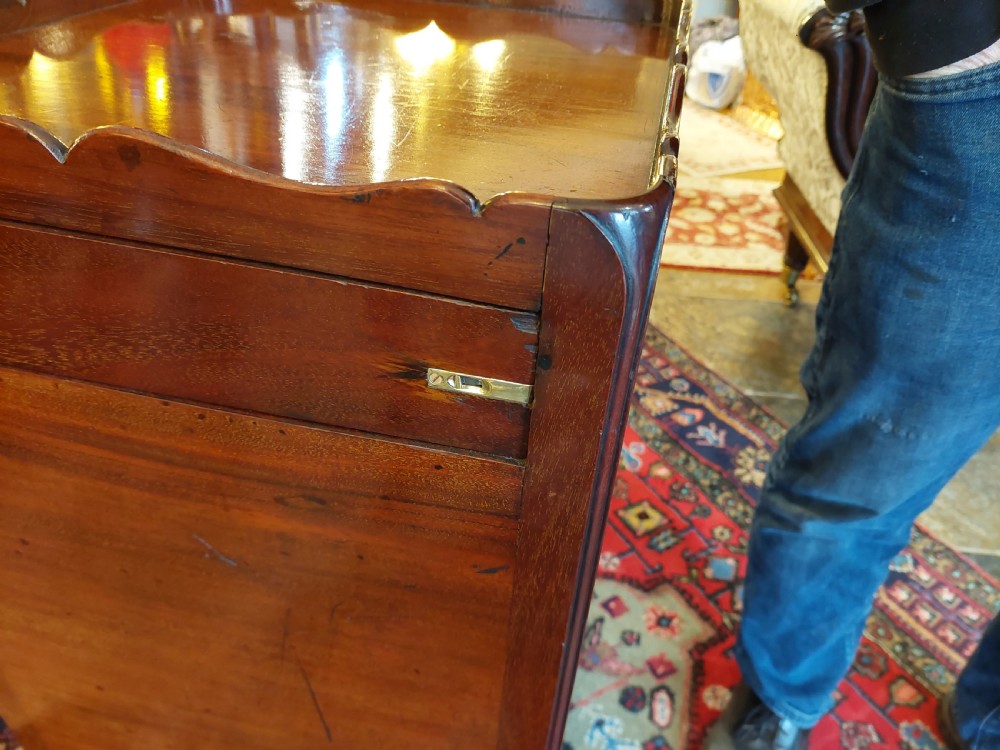 Pair of Early 19thC Mahogany Nightstands stamped Gillows View XI