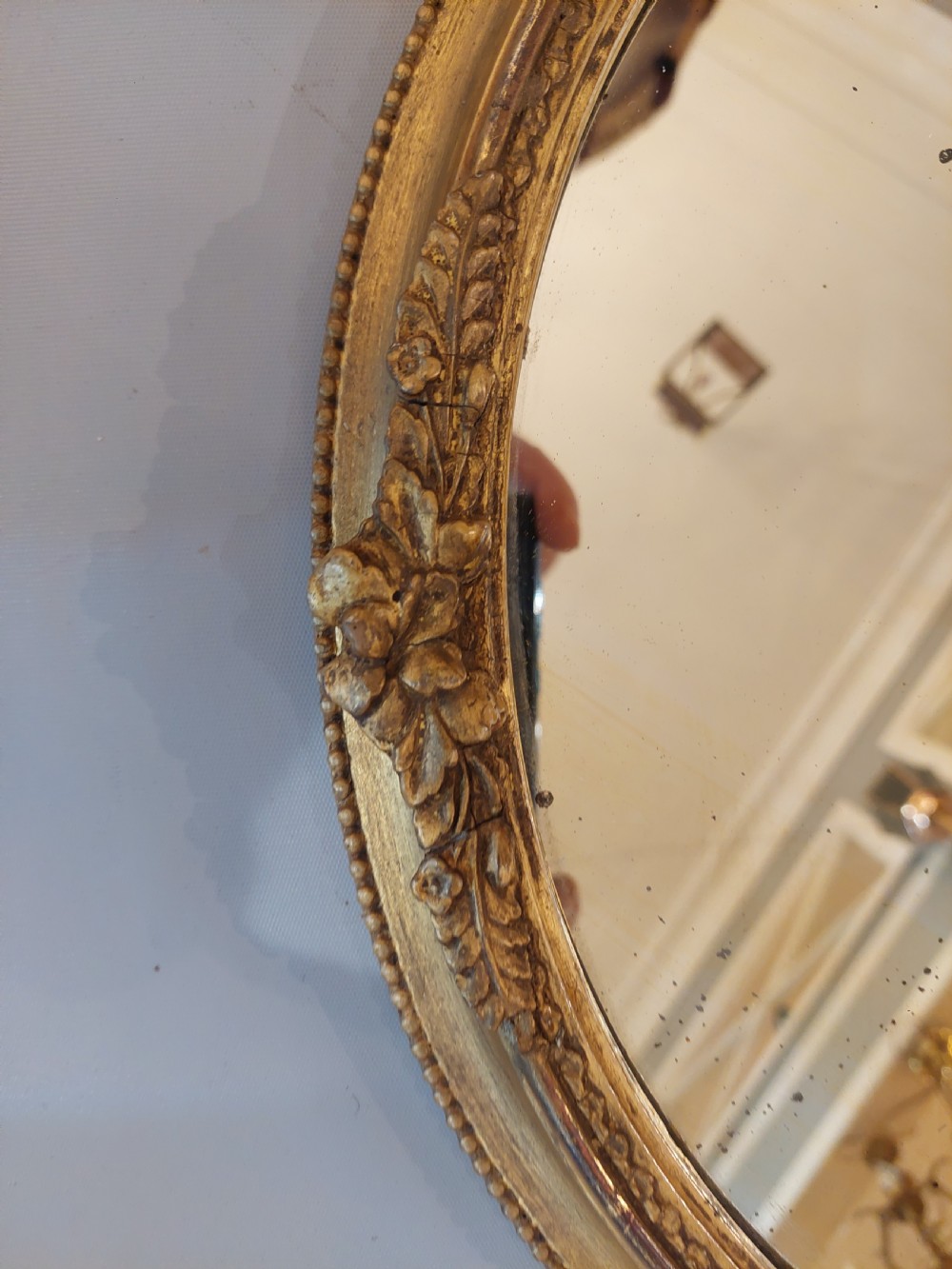Pair of Late 19thC Gilt Mirrors  View X