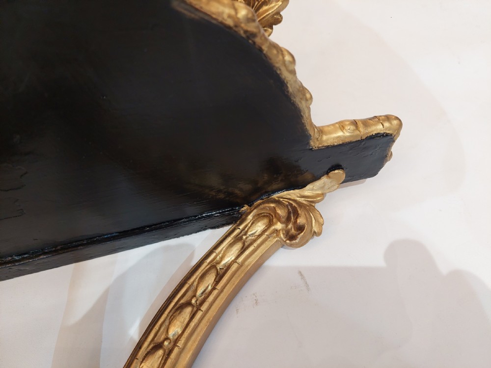 Pair of Victorian Giltwood & Gesso Framed Wall Mirrors  View IV