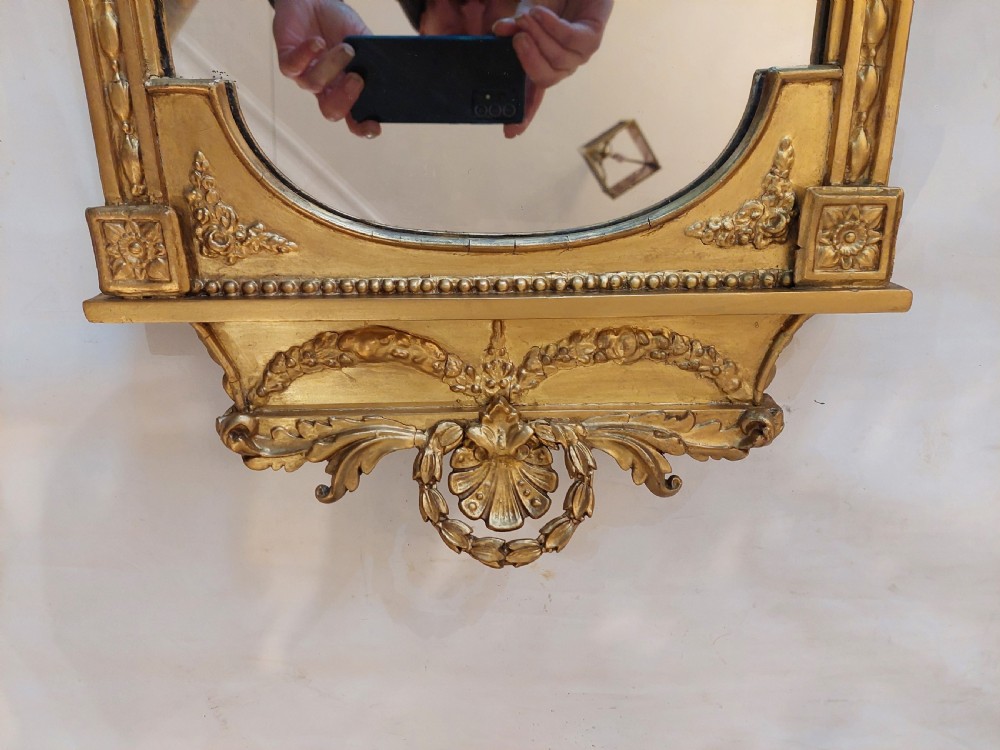 Pair of Victorian Giltwood & Gesso Framed Wall Mirrors  View VIII