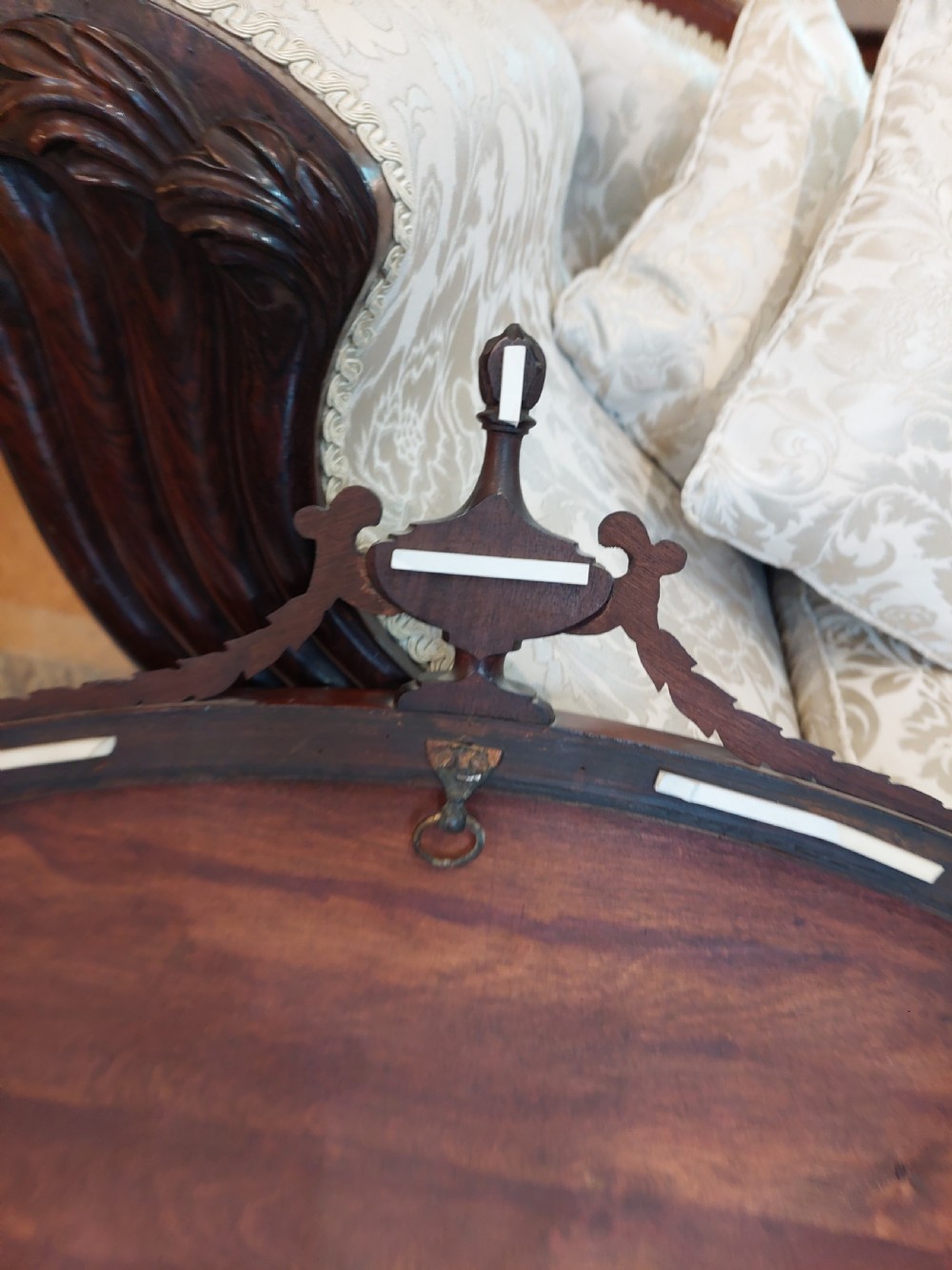Pair of Edwardian Mahogany Adam Style Mirrors View IX