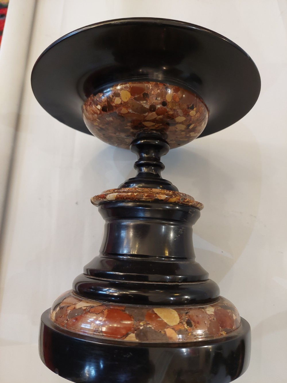 Pair of Victorian Marble and Slate Tazza's View VI