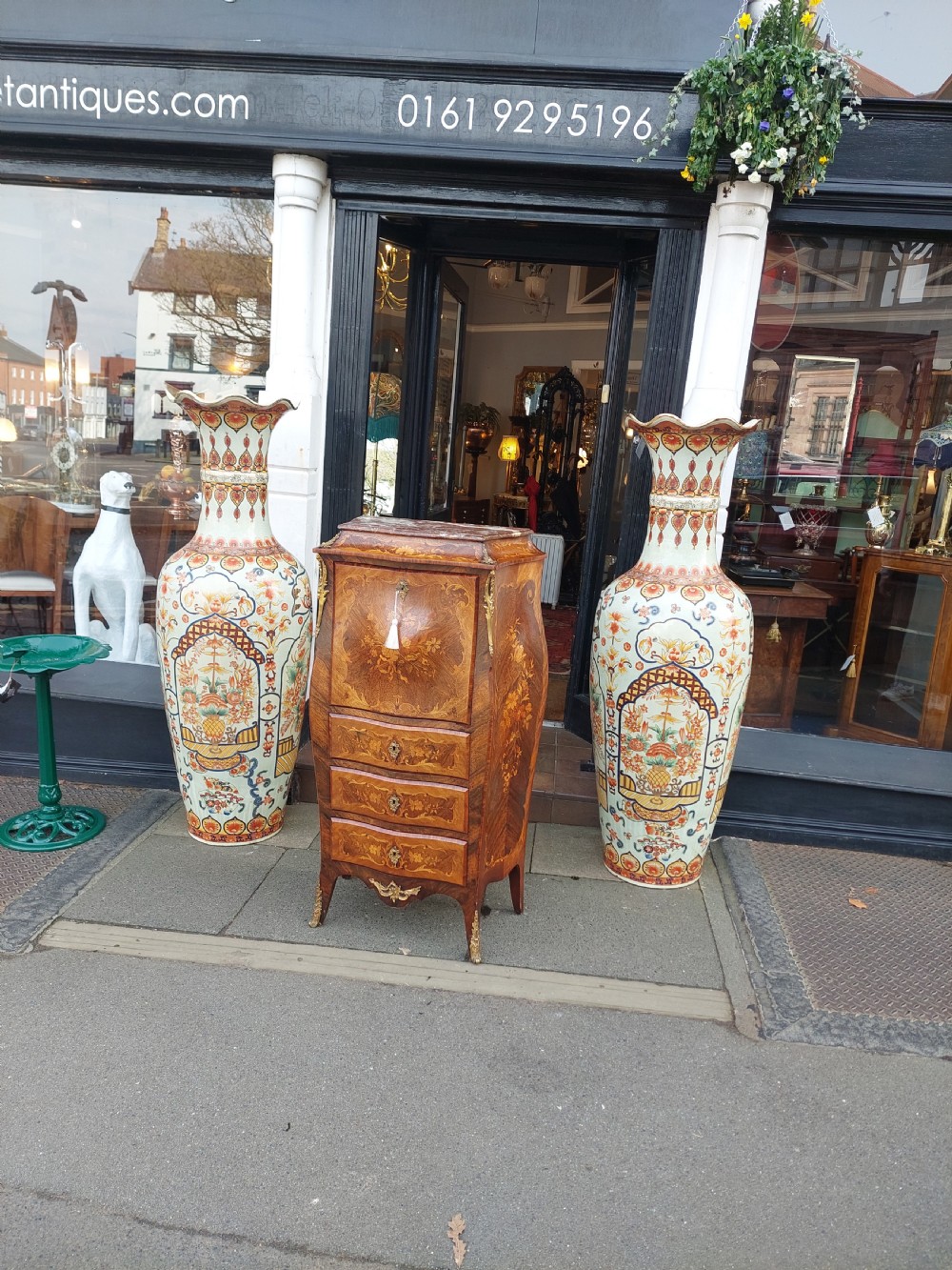 19thC French Kingwood and Marquetry Secrataire a Abattant View II