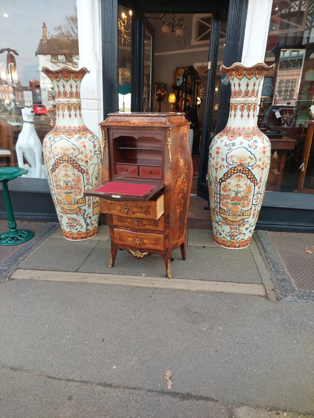 19thC French Kingwood and Marquetry Secrataire a Abattant View XI