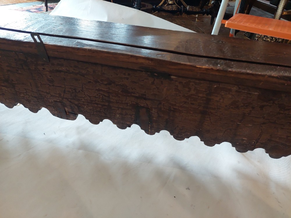 Victorian Oak Wall Mounting Hat and Coat Rack View IX