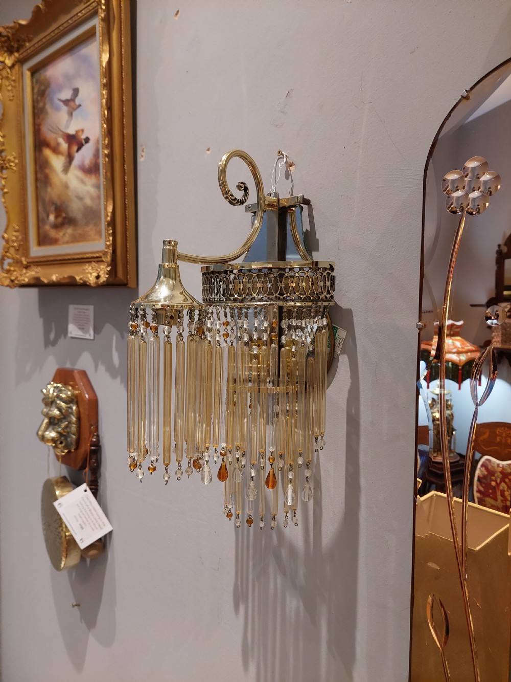 Pair of Fine Quality  Art Deco Wall Light Fittings View IV