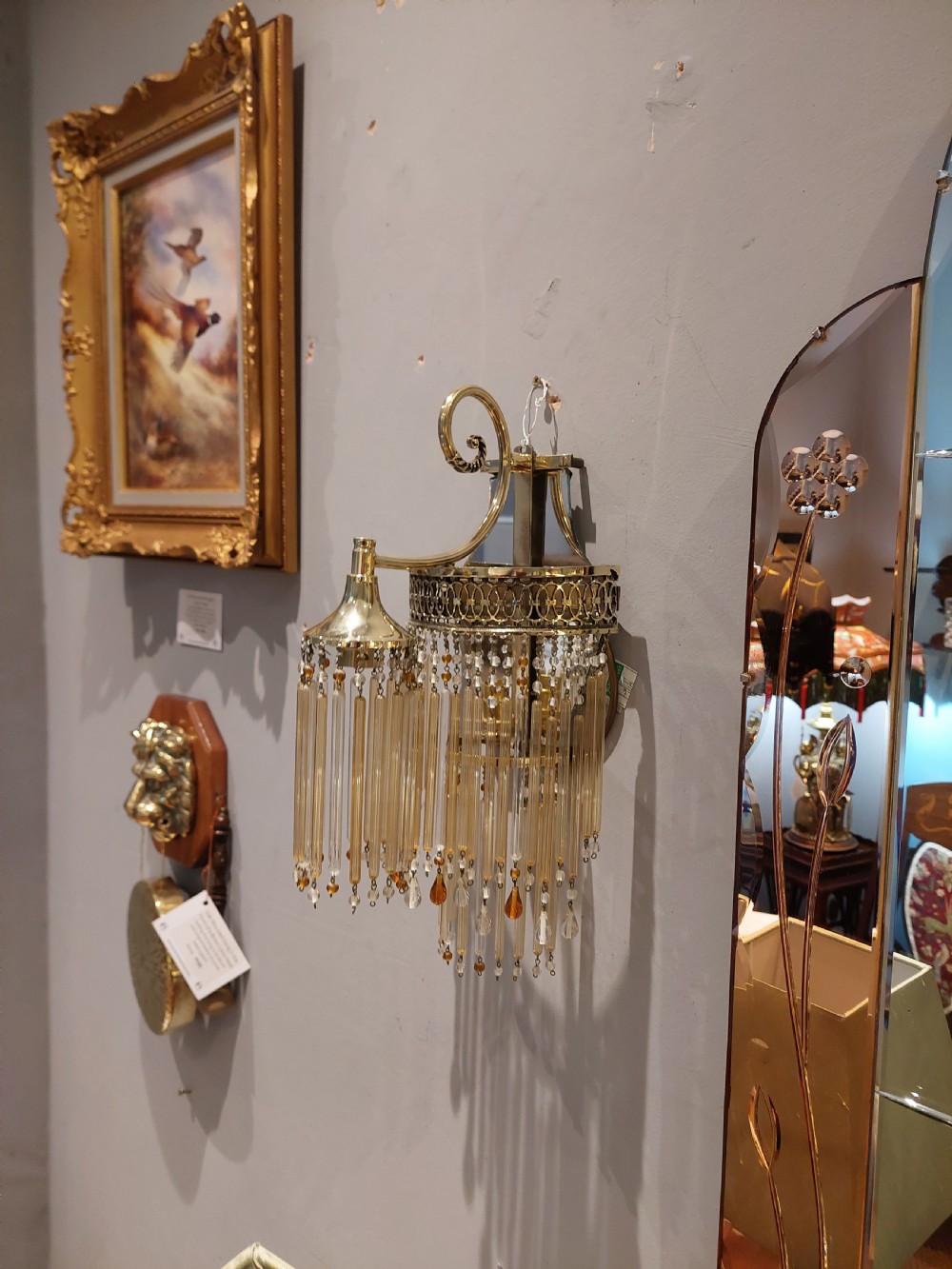 Pair of Fine Quality  Art Deco Wall Light Fittings View V