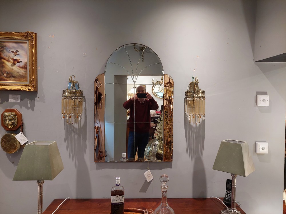 Pair of Fine Quality  Art Deco Wall Light Fittings View VI