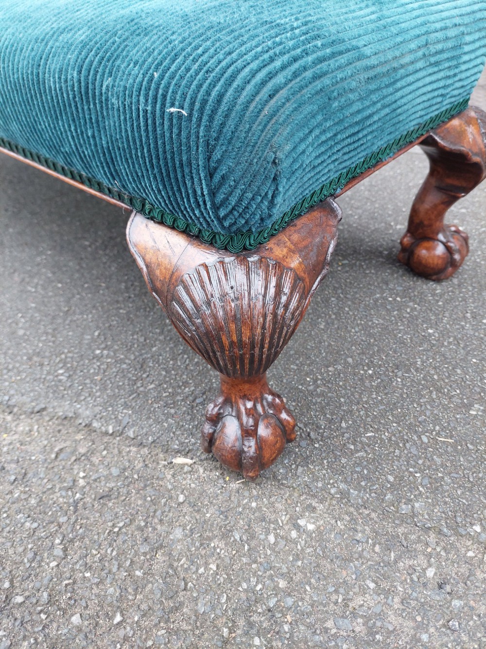 Late 19thC Walnut Altar Stool View III