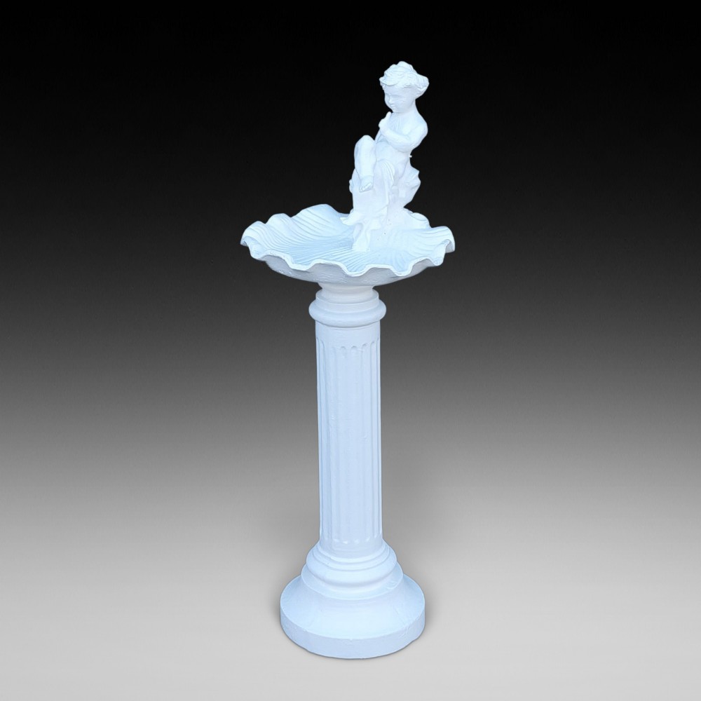 Victorian Cast Iron Bird Bath