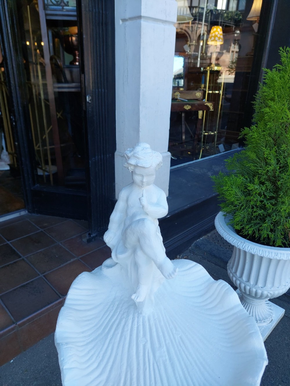 Victorian Cast Iron Bird Bath View IV