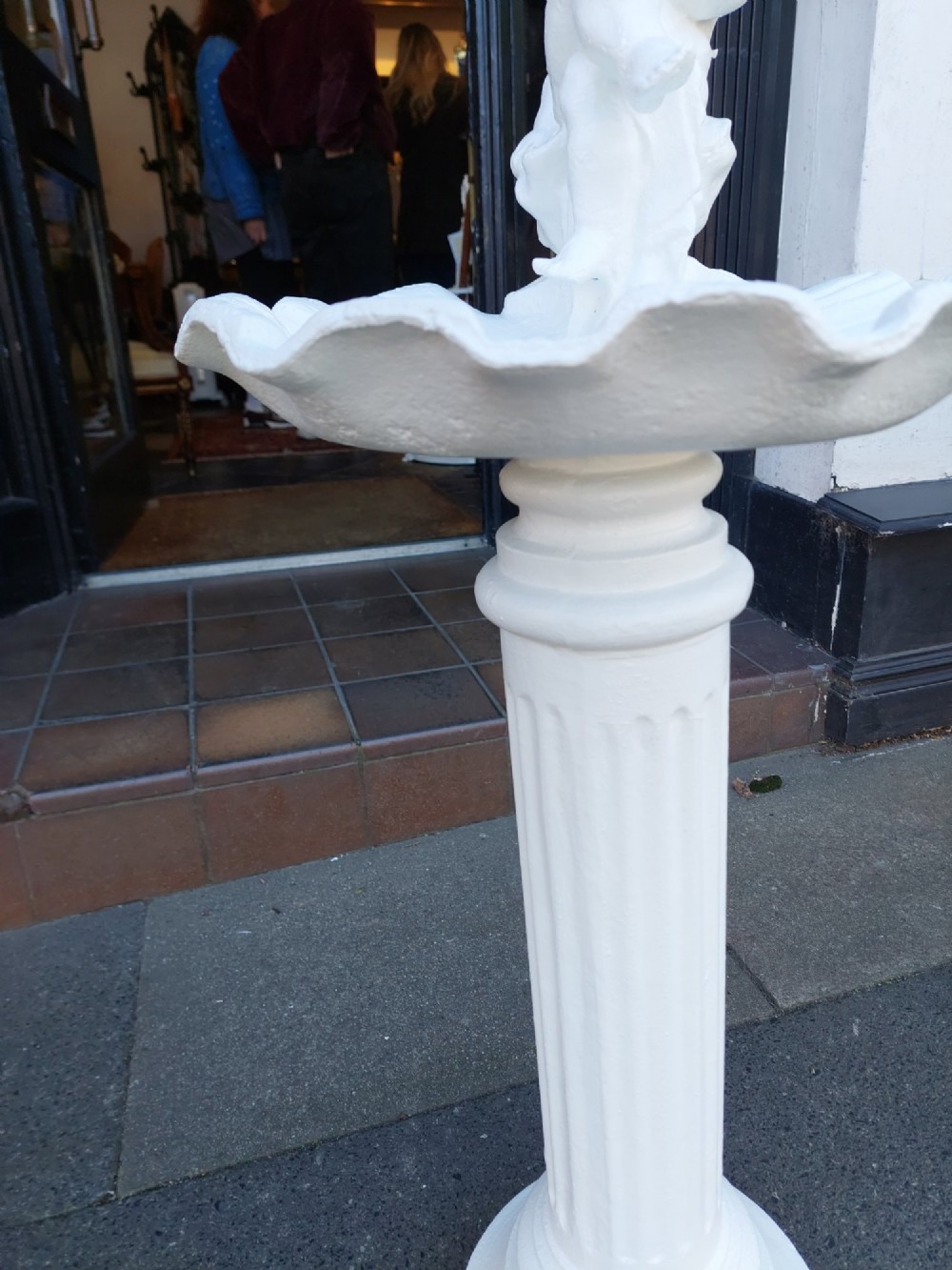 Victorian Cast Iron Bird Bath View V