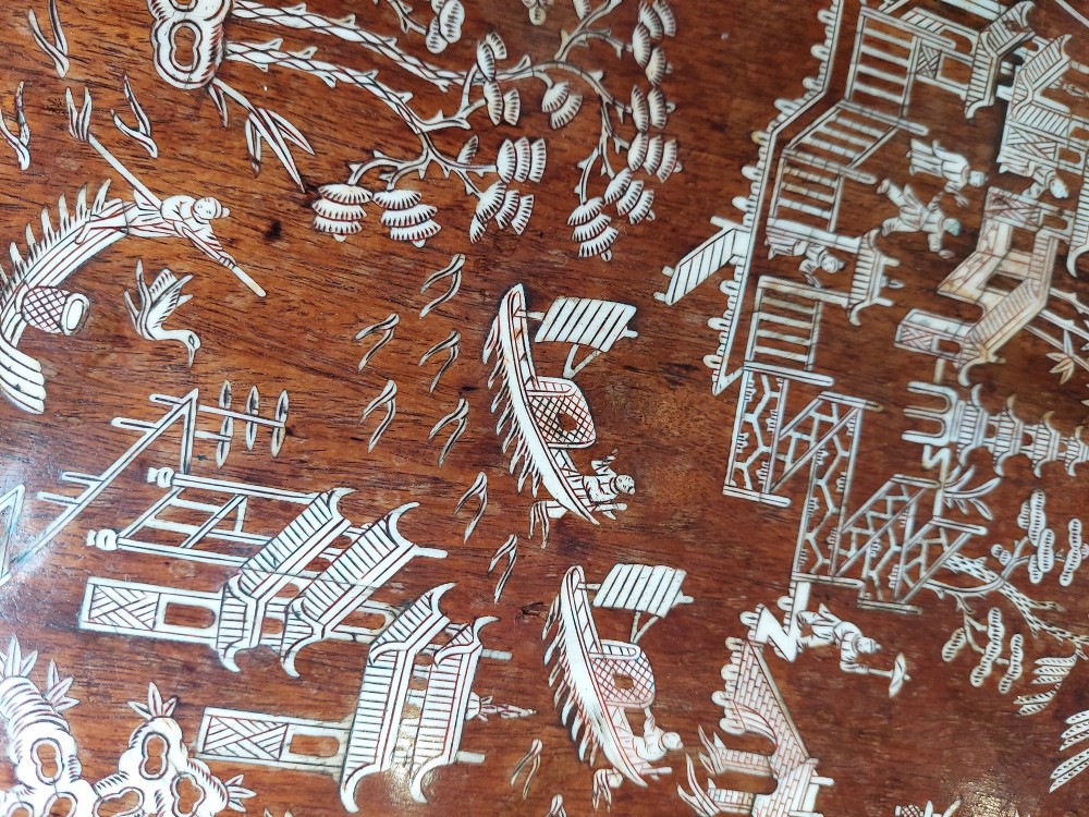Mid 19thC Japanese Export Rosewood Centre Table View IV