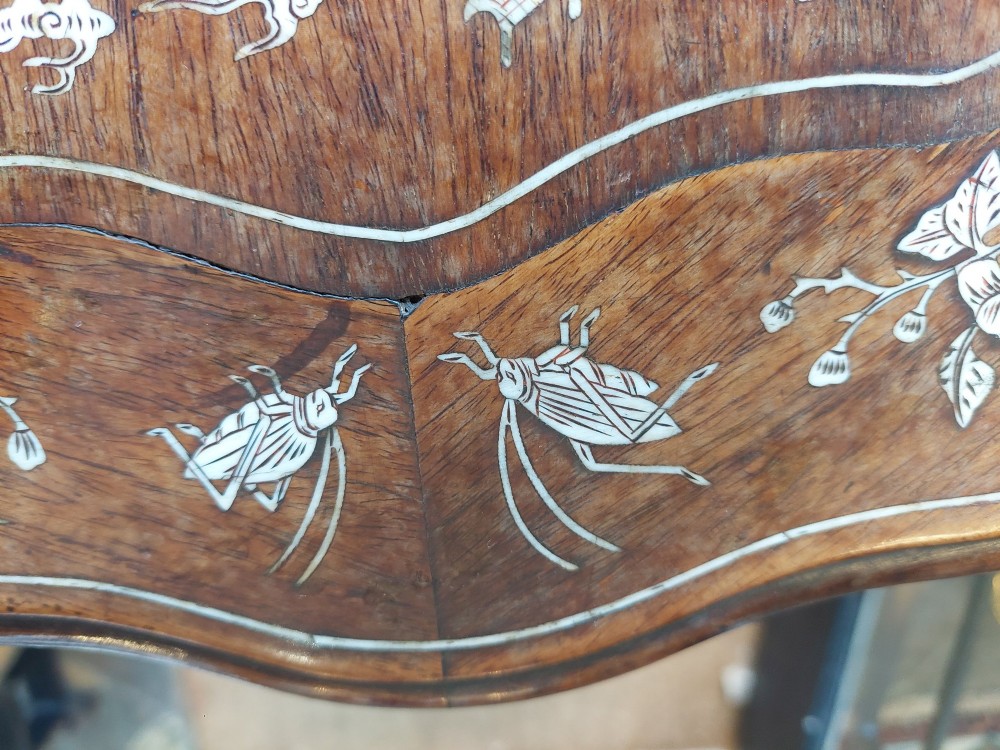 Mid 19thC Japanese Export Rosewood Centre Table View VII