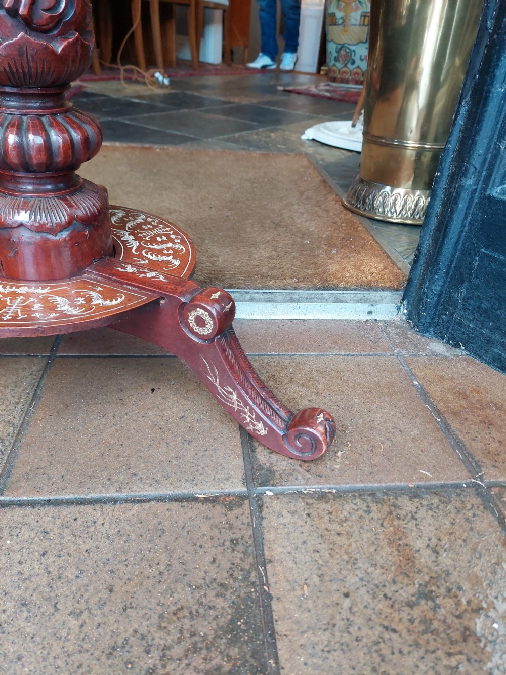 Mid 19thC Japanese Export Rosewood Centre Table View XI