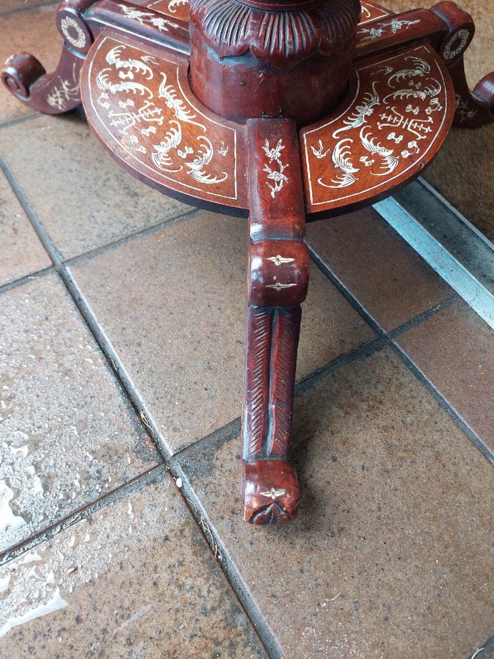 Mid 19thC Japanese Export Rosewood Centre Table View XII