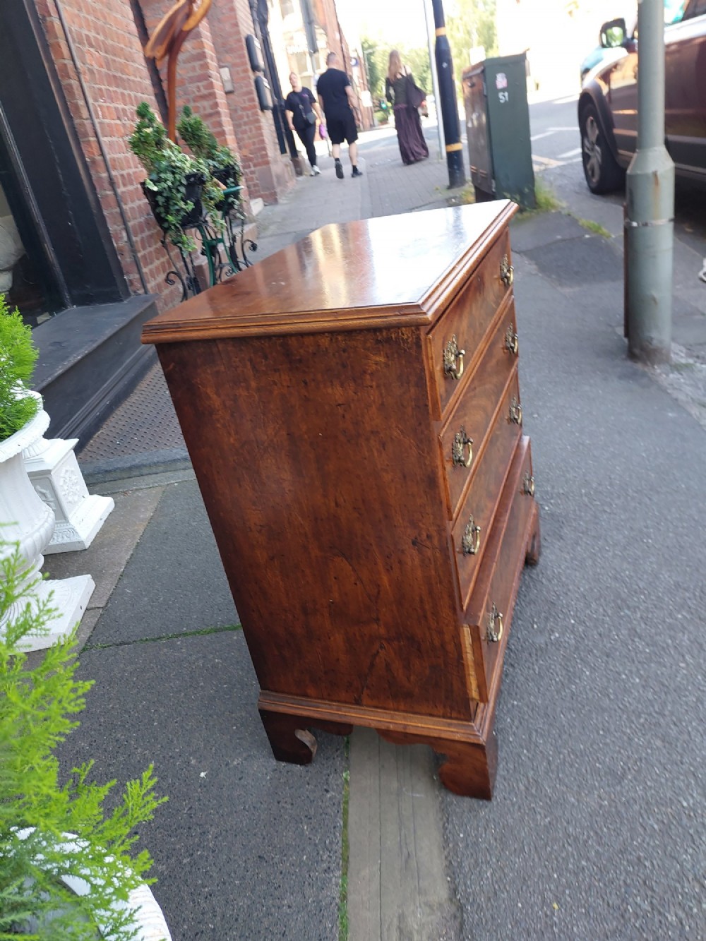 19thC Diminutive Georgian Style Mahogany Chest of Drawers View III