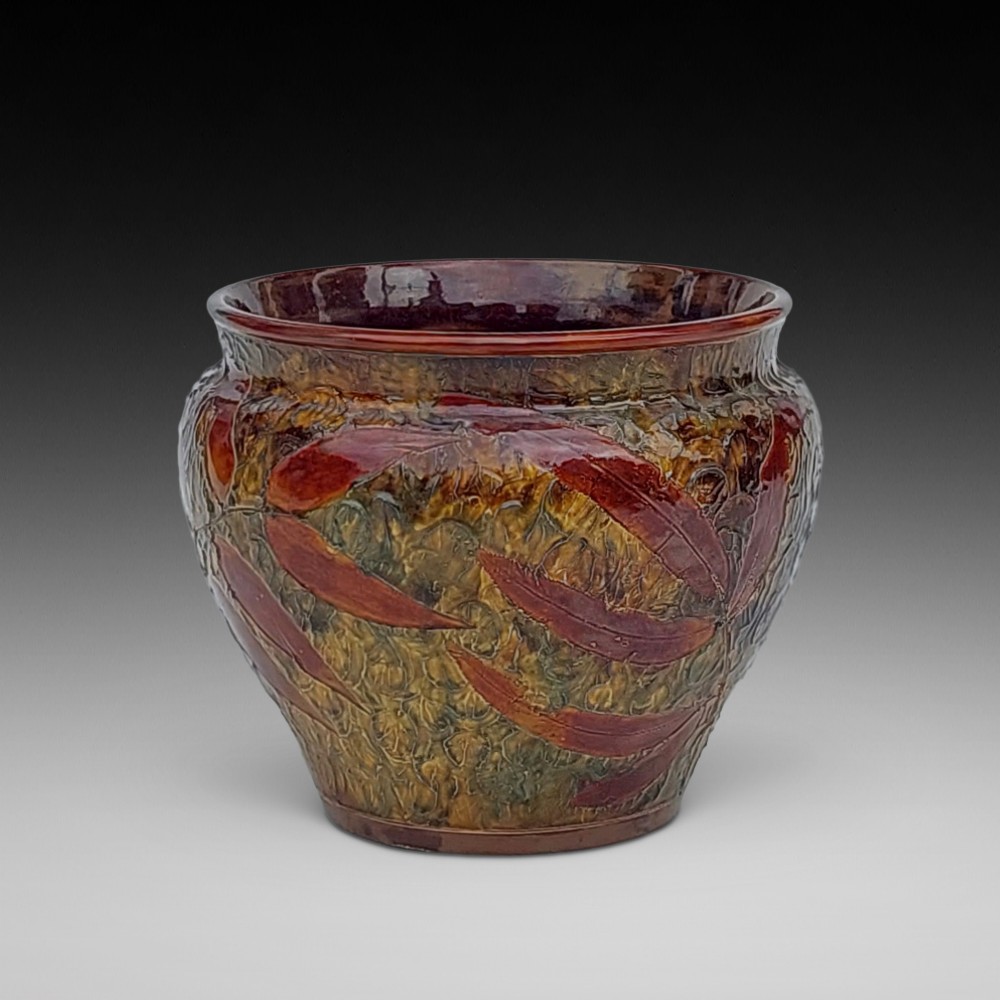 Late 19thC Royal Doulton Lambeth Stoneware Jardiniere