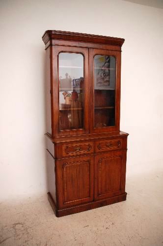 Antique Victorian Mahogany Bookcase