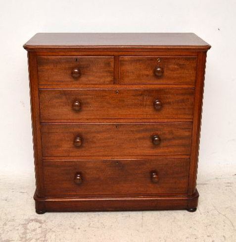 Antique Victorian Mahogany Chest of Drawers