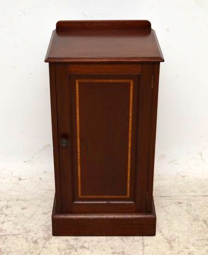 fig 1. Antique Edwardian Inlaid Mahogany Cabinet