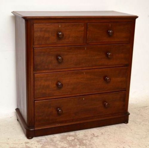 Antique Victorian Mahogany Chest of Drawers