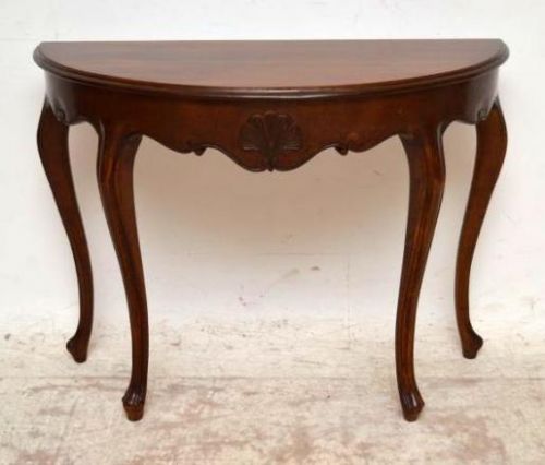 Antique Mahogany Console Side Table