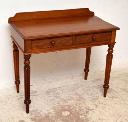 Antique Victorian Mahogany Writing Table - Side Table - Dressing Table