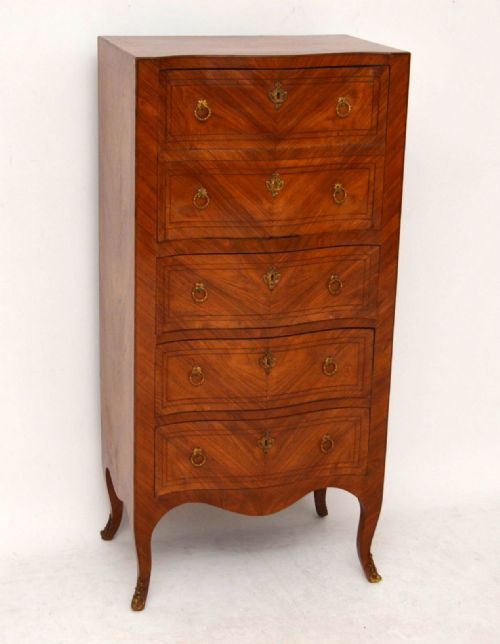 Antique 19th Century Italian Inlaid Kingwood Dressing Chest