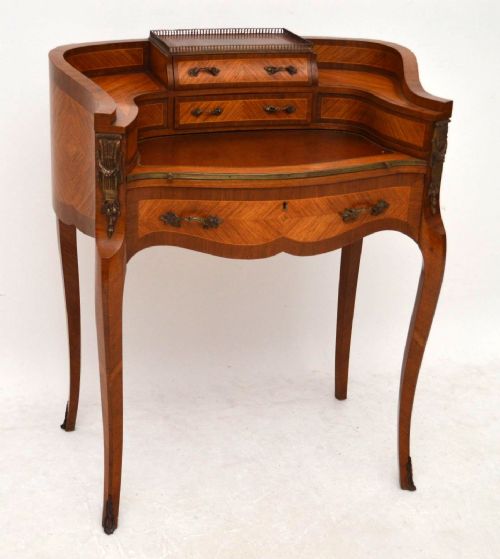 Antique French Bonheur Du Jour Writing Table Desk