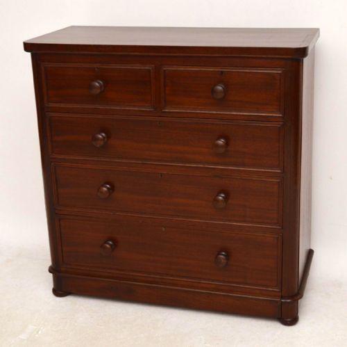 Antique Victorian Mahogany Chest of Drawers