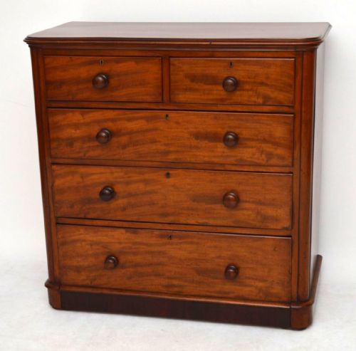 Antique Victorian Mahogany Chest of Drawers