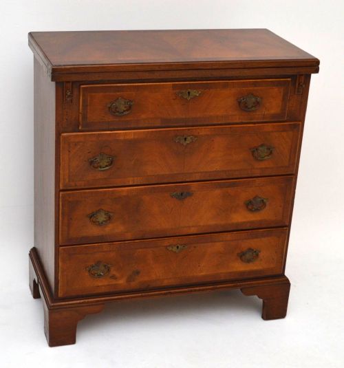 Antique Walnut Bachelors Chest of Drawers