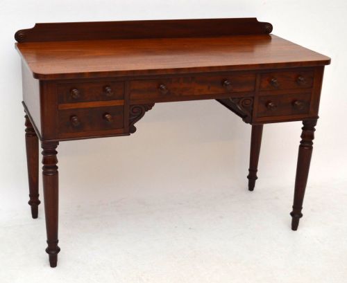 Antique William IV Mahogany Writing Table - Desk