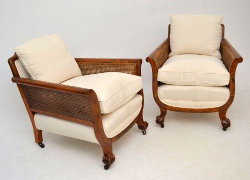 fig 2. Antique Chinoserie Bergere Lounge Suite