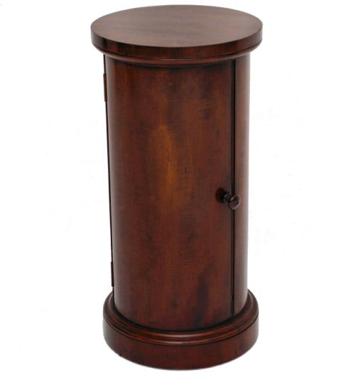 Antique Victorian Mahogany Round Pot Cupboard