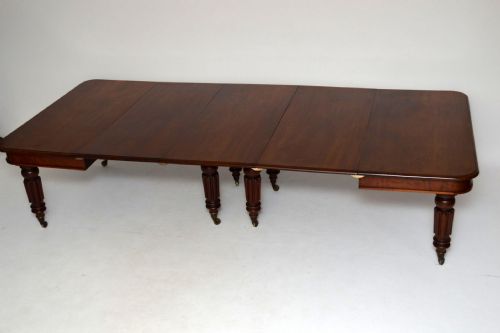 Antique William IV Mahogany Extending Dining Table