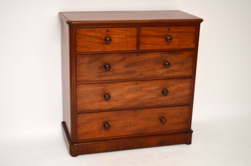 Large Victorian Mahogany Chest Drawers