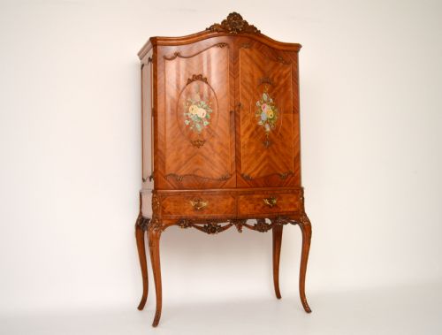 Antique French Kingwood Cocktail Cabinet