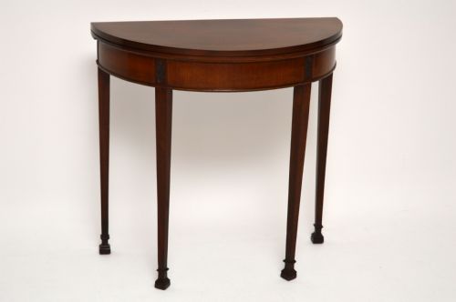 Antique Edwardian Mahogany Card Table