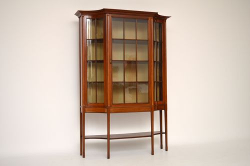 Large Edwardian Mahogany Display Cabinet