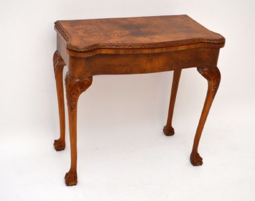 Antique Walnut Card Table