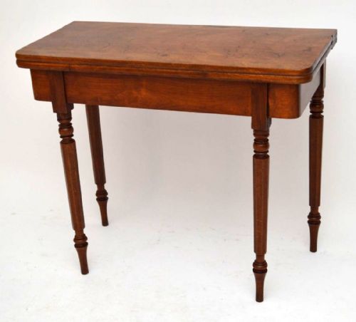 Antique Early Victorian Mahogany Tea Table