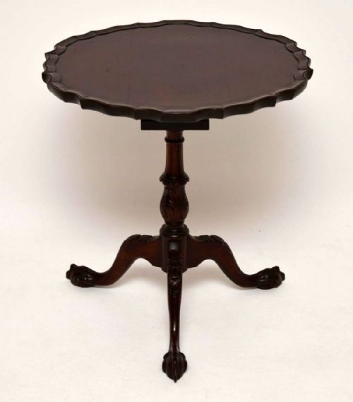 Antique Mahogany Tilt Top Pie Crust Table